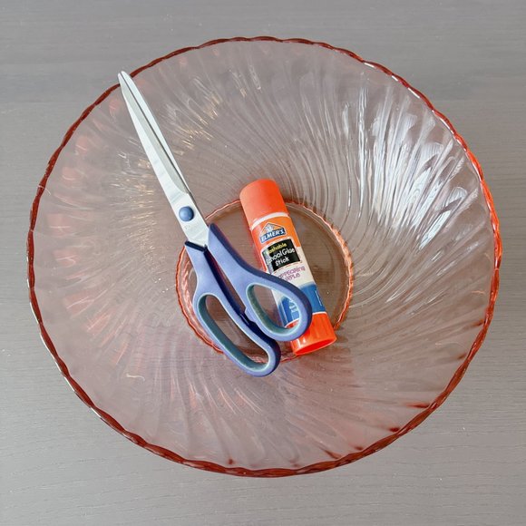 Pink glass bowl Made in France fruit bowl decor - Picture 2 of 8